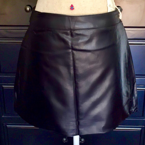 Altar’d State Faux Leather Skirt - Picture 2 of 3